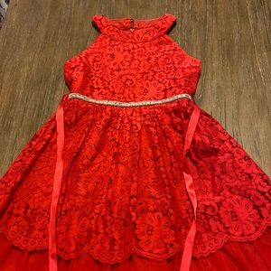 Red Lace Dress